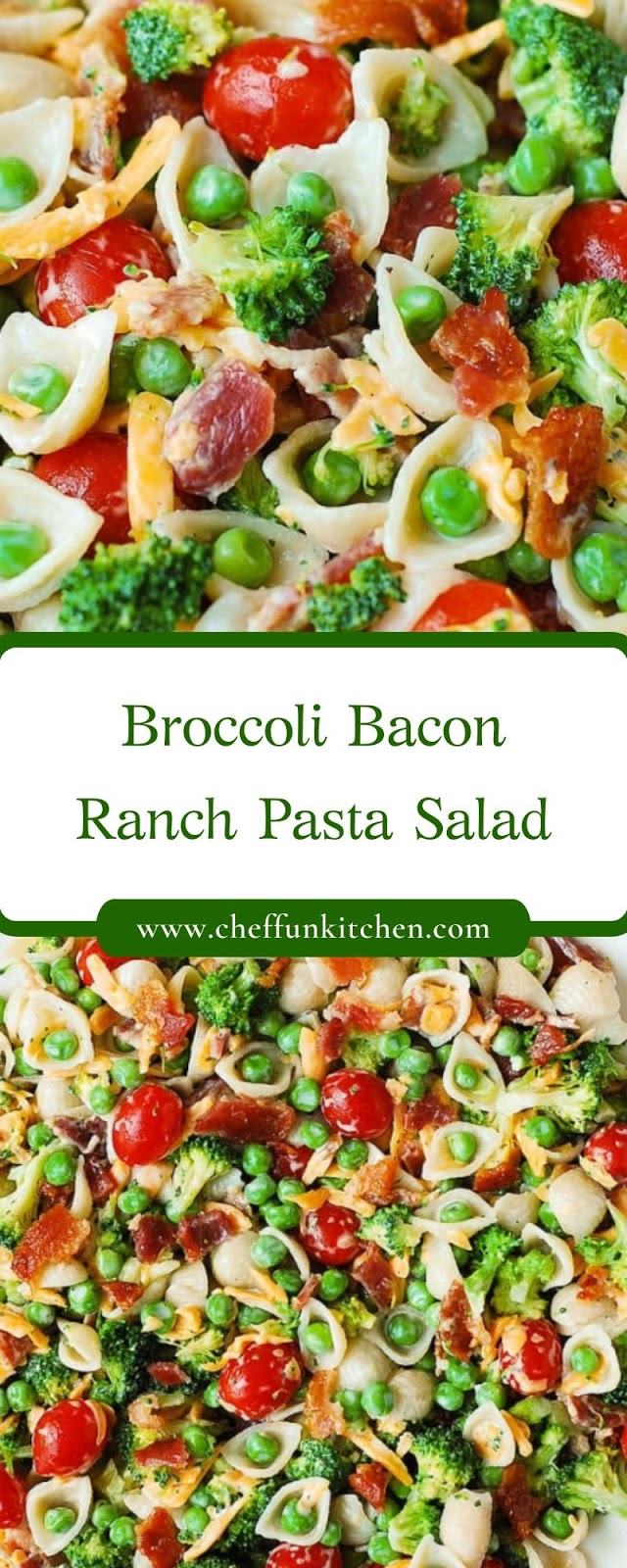 Broccoli Bacon Ranch Pasta Salad