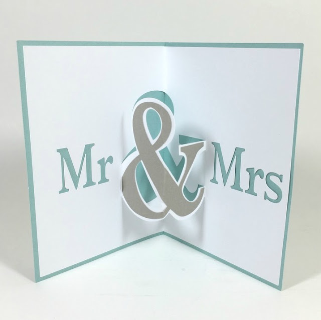 Cricut Wedding Pop-Up card