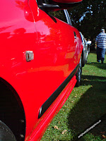 Rover 25 1.4 Solar Red Side Close Up Modified