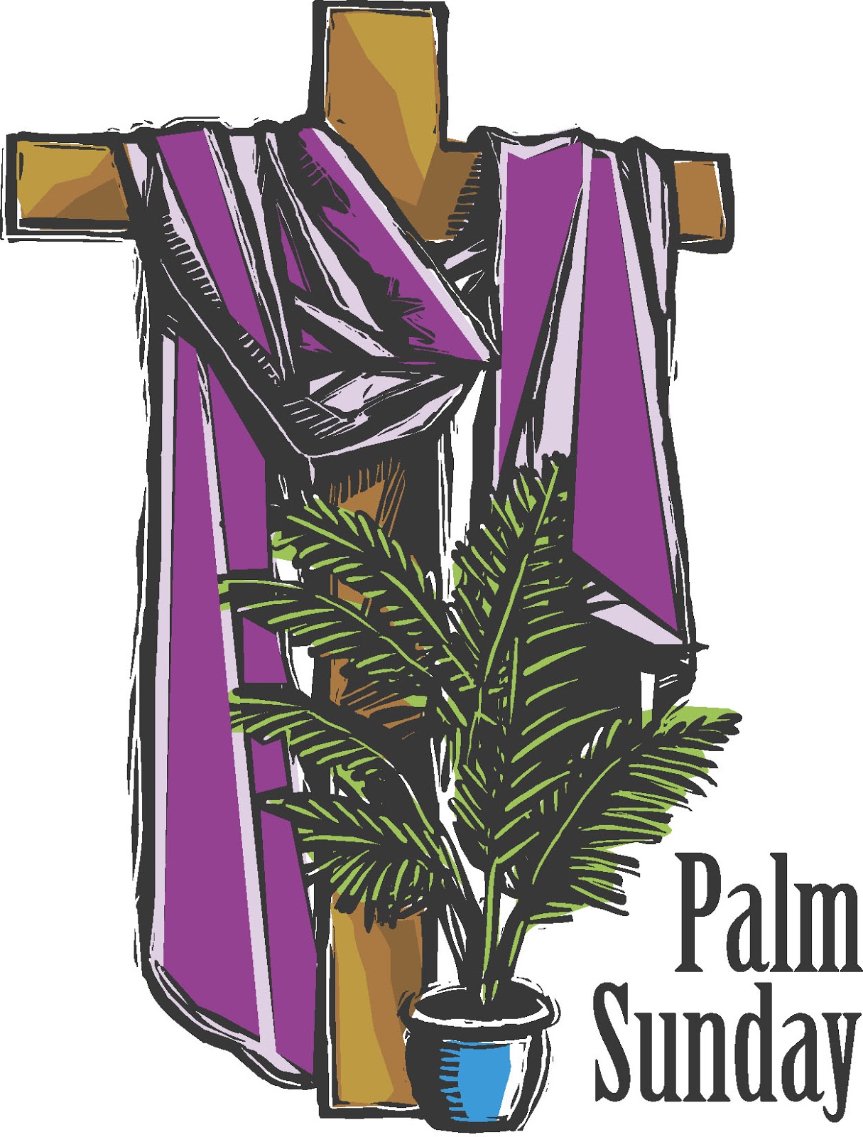 free christian clipart for palm sunday - photo #21