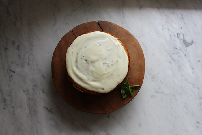 lemon cake yoghurt icing