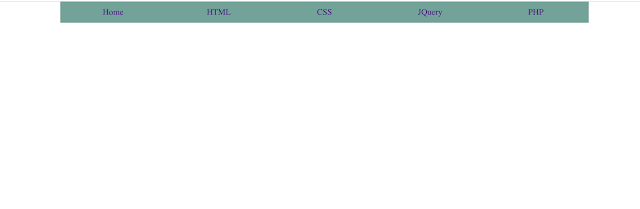 Belajar HTML Dan CSS Membuat Menu Navigasi Horizontal