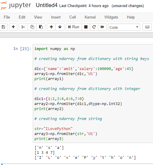 Python Numpy String Functions
