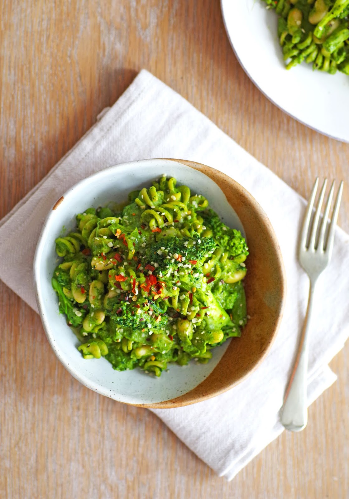 Kale Pesto Pasta Euphoric Vegan