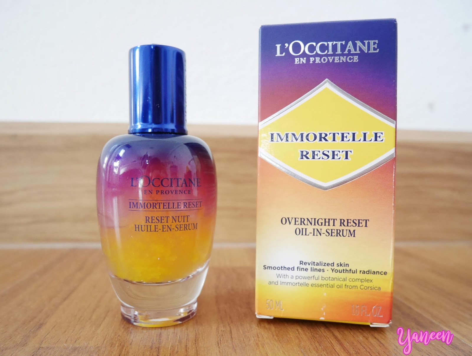 Review L'OCCITANE IMMORTELLE RESET OVERNIGHT RESET OIL IN SERUM