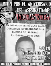 Mitin por el aniversario del asesinato de Nicolás Neira