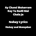Ay Chand Muharram Kay tu Badli Main Chala Ja Noha Lyrics