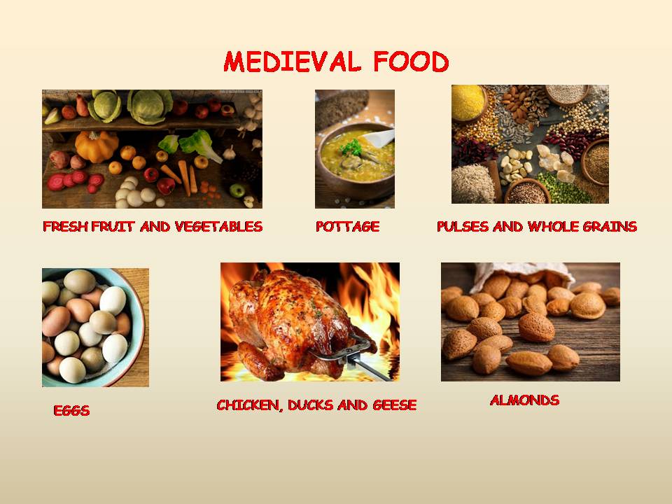 English adventure 3: Medieval Food