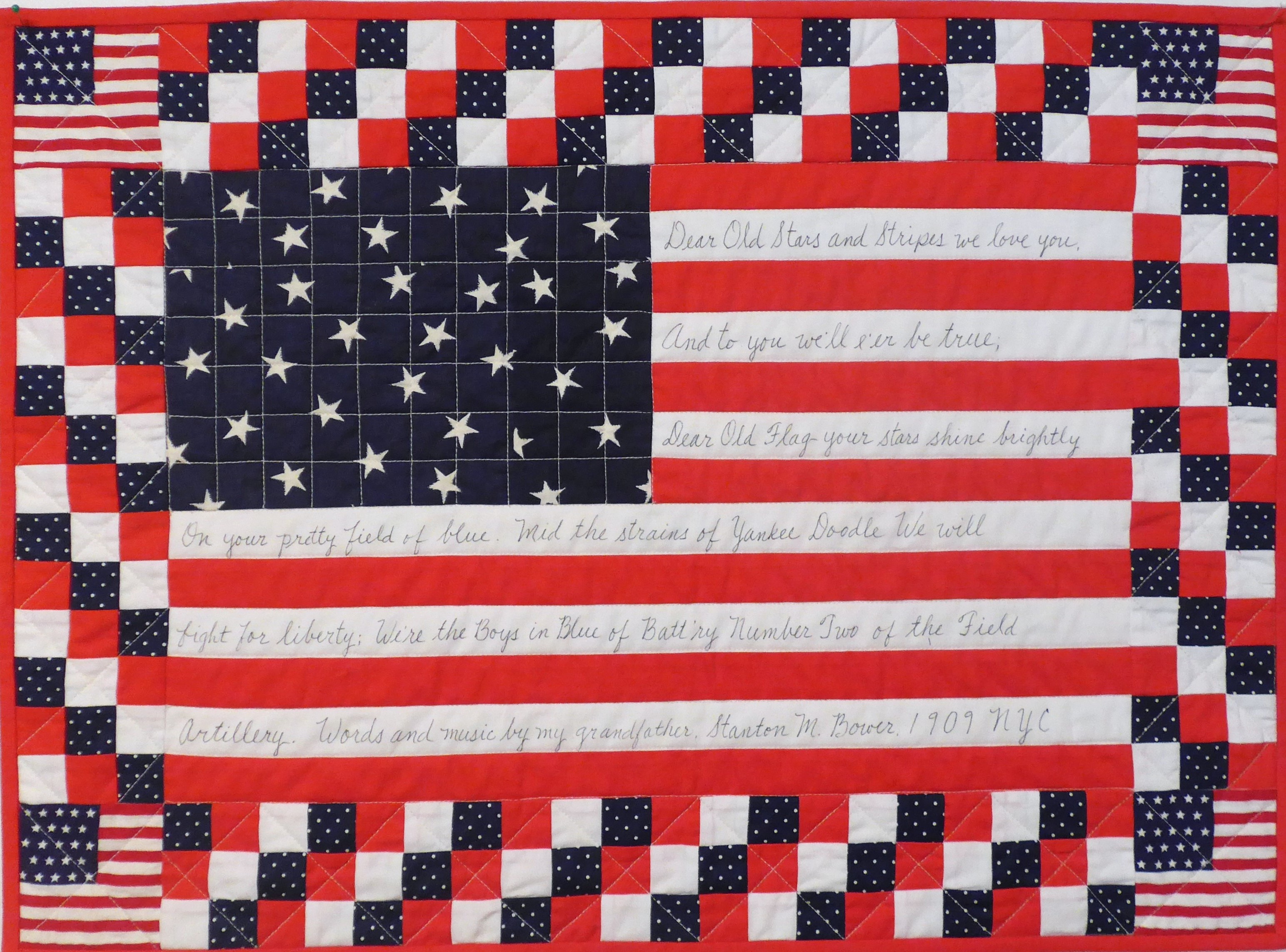 Quilts, Gravestones, and Elusive Ancestors Flag Quilts for Flag Day
