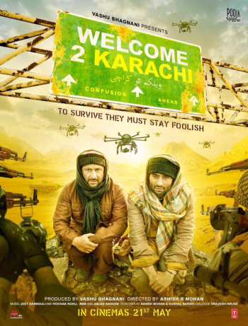 Welcome 2 Karachi 2015 Hindi Movie 720p HDRip 1.1GB watch Online Download Full Movie 9xmovies word4ufree moviescounter bolly4u 300mb movie