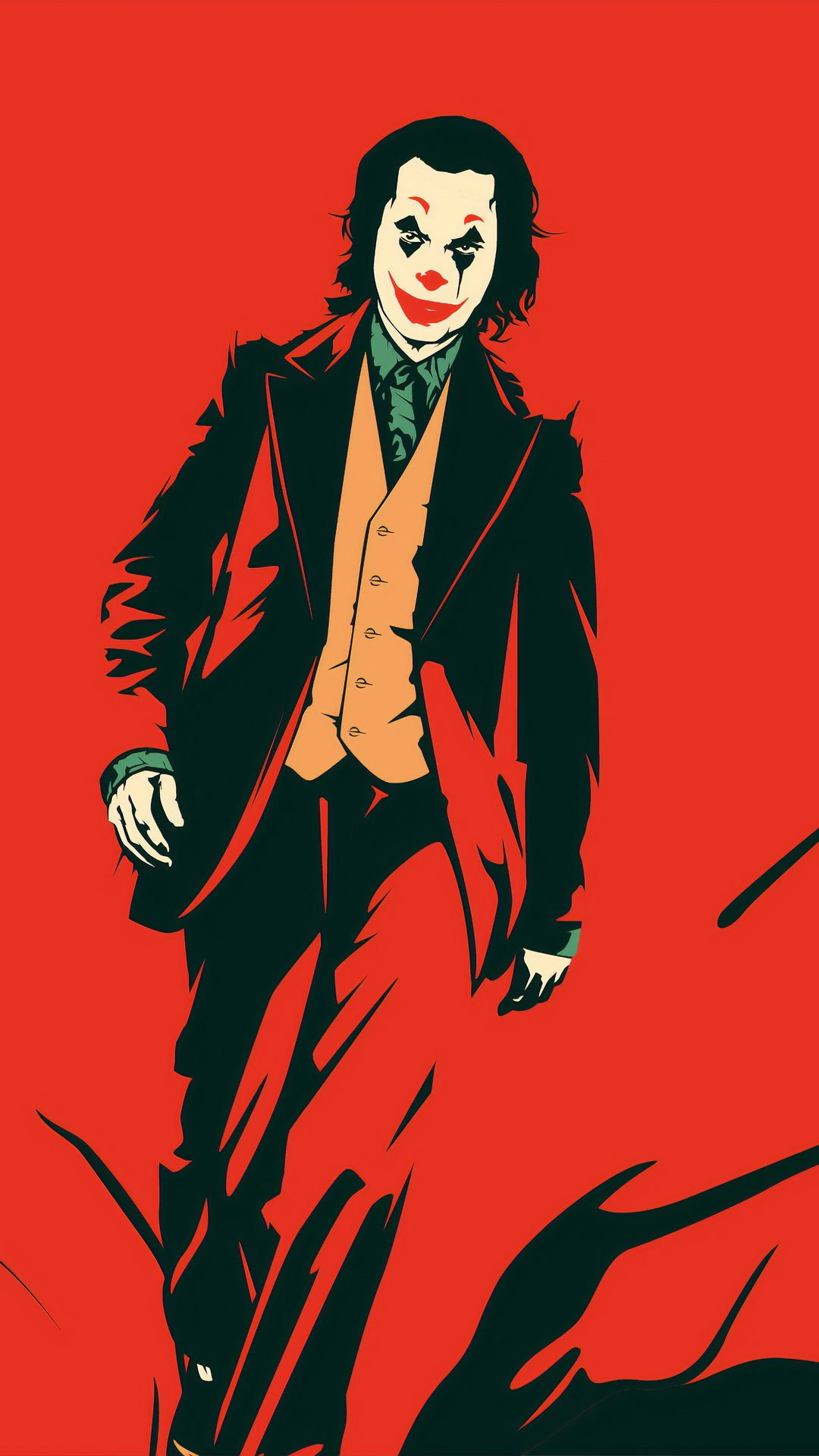 Joker Red Background