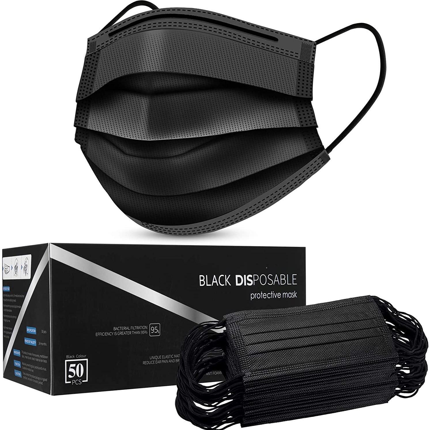 Disposable face masks