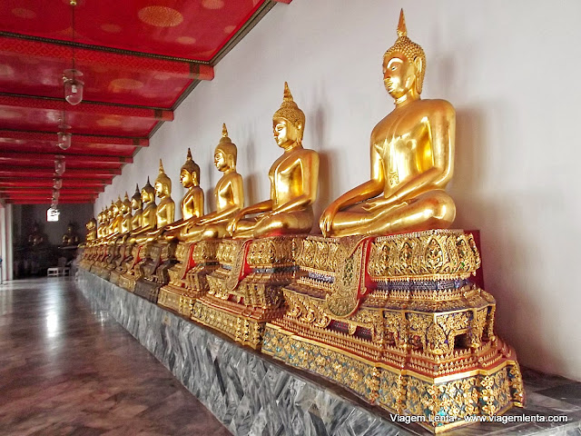 Muitos, muitos Budas no Wat Pho