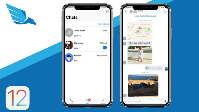 iOS 12 Chat Application like WhatsApp and Viber iOS 12 Chat Application like WhatsApp and Viber