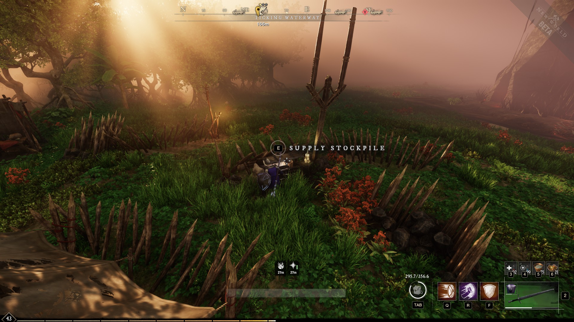 New World Ticking Waterway chest locations