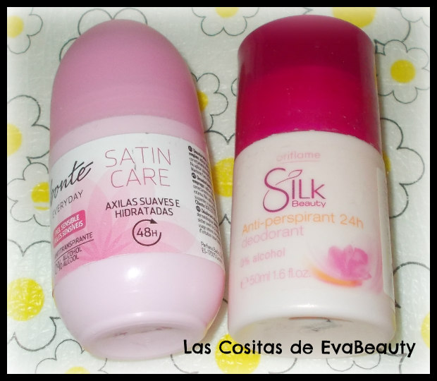 desodorantes rollon bonté y oriflame