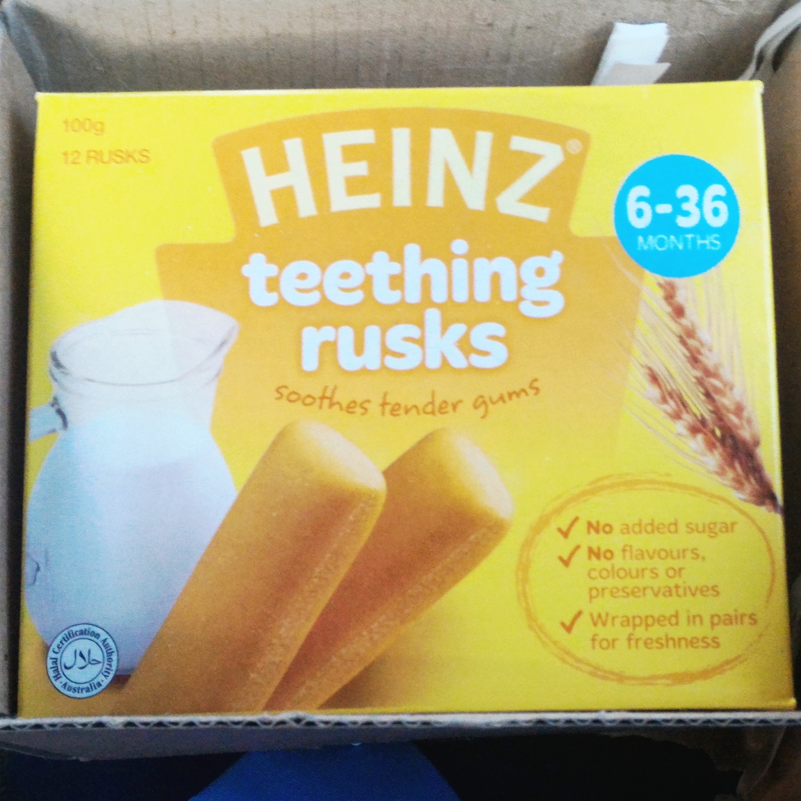 heinz teething rusks