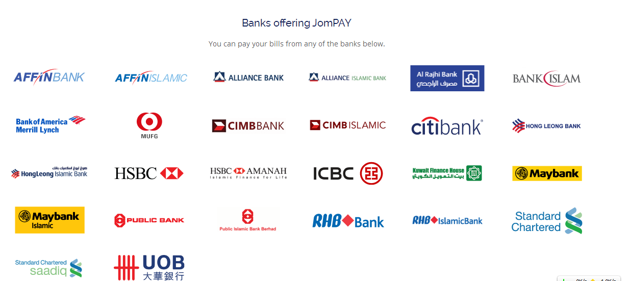 全新账单电子付费服务 JomPay