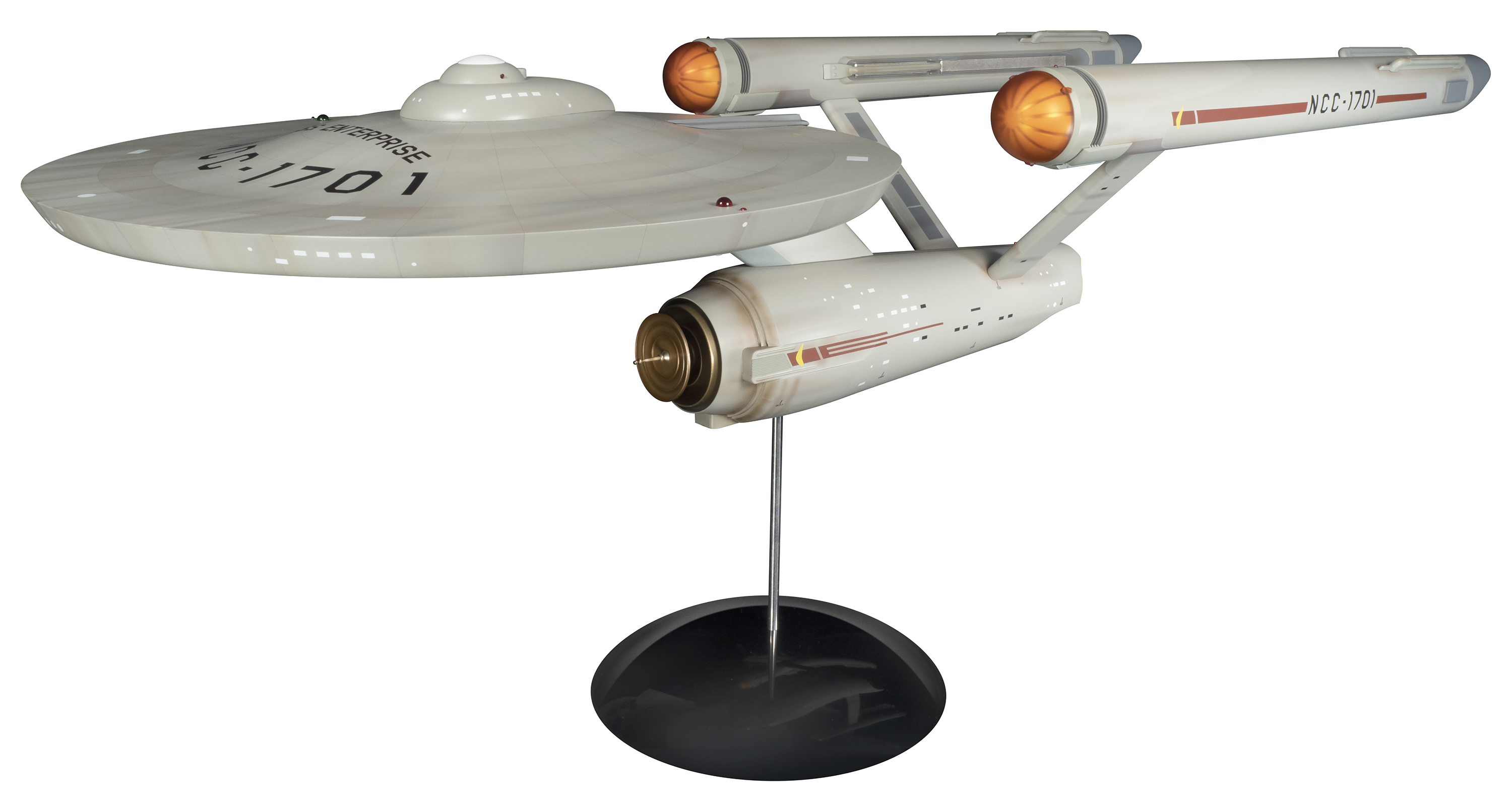 Polar Lights / Round 2 Pre-Assembled 1:350 TOS U.S.S. Enterprise