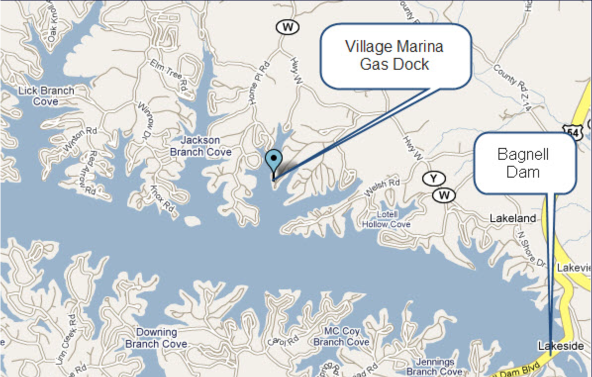 Озарк озеро в сша карта