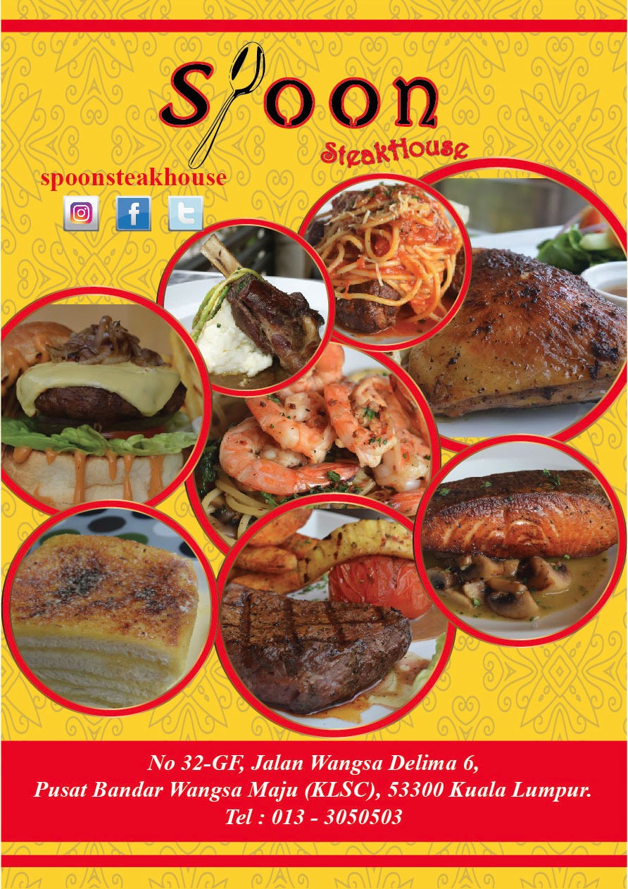 Signboard Murah PEMASANGAN SIGNBOARD SPOON STEAK HOUSE Wangsa Maju
