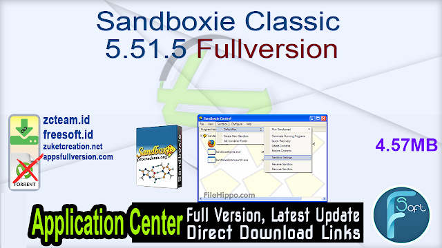 Sandboxie Classic 5.51.5 Fullversion