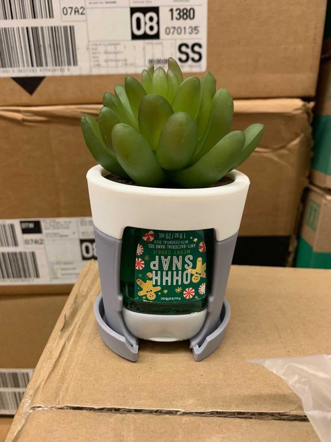 Life Inside the Page Bath & Body Works Flower Pot With Succulents