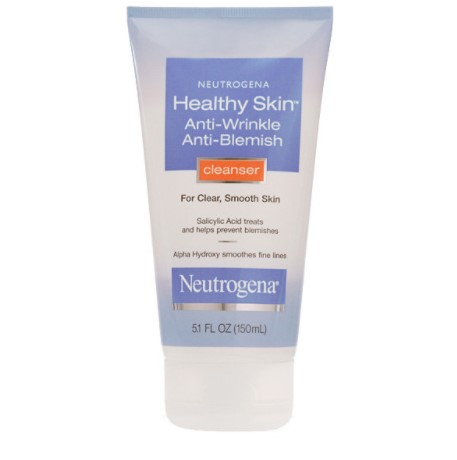 Neutrogena healthy skin anti-wrinkle anti blemish cleanser