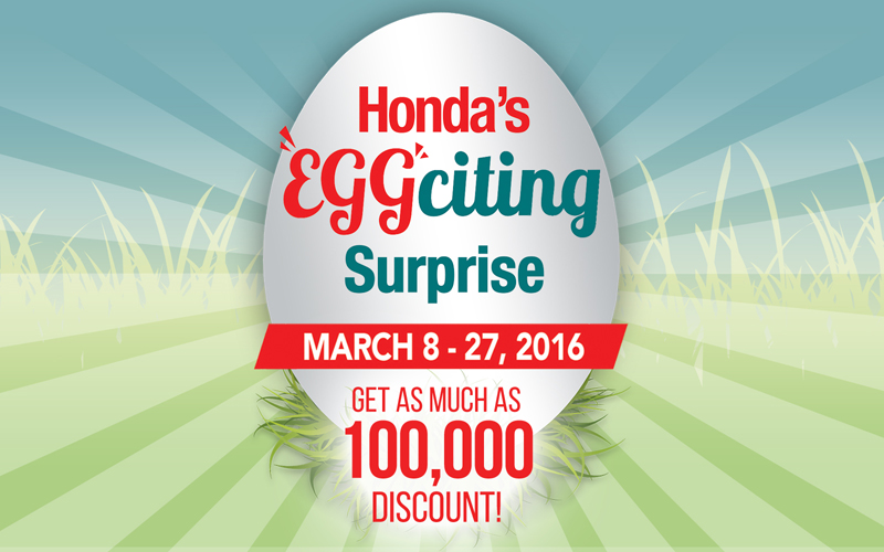 Honda celebrates Easter with 'Honda’s EGGciting Surprise' Campaign Honda’s EGGciting Surprise