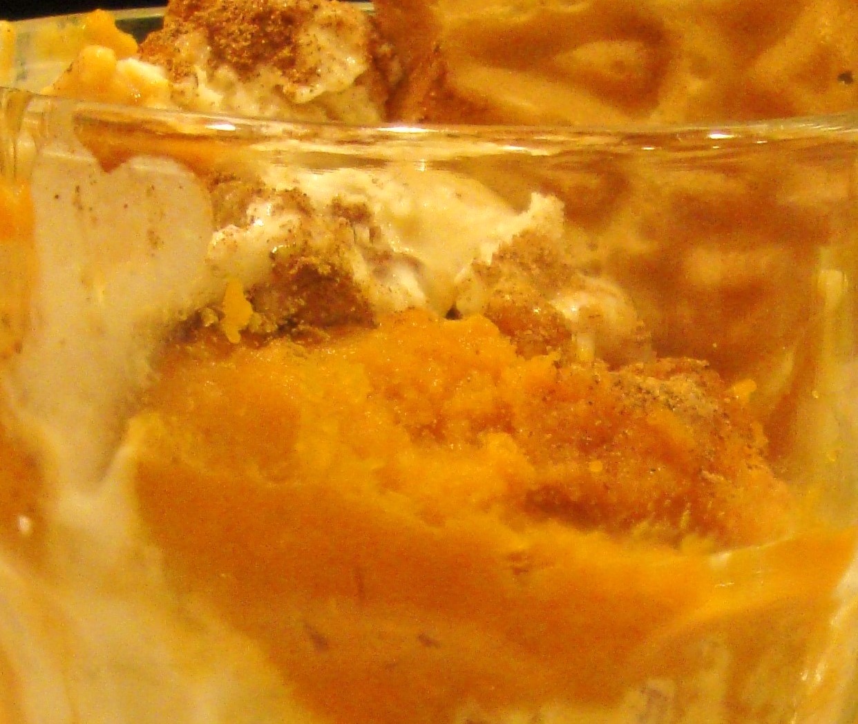 Shabby Tea Party Caramel Pumpkin Pie Ala Mode Parfait