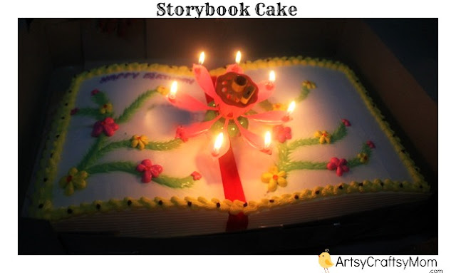 Storybook shaped cake