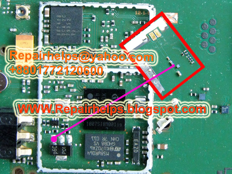 repair helps nokia 1800 charging jumper