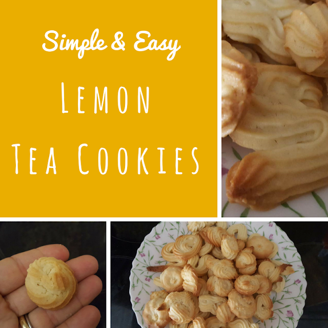 Simple and easy lemon tea cookies recipe
