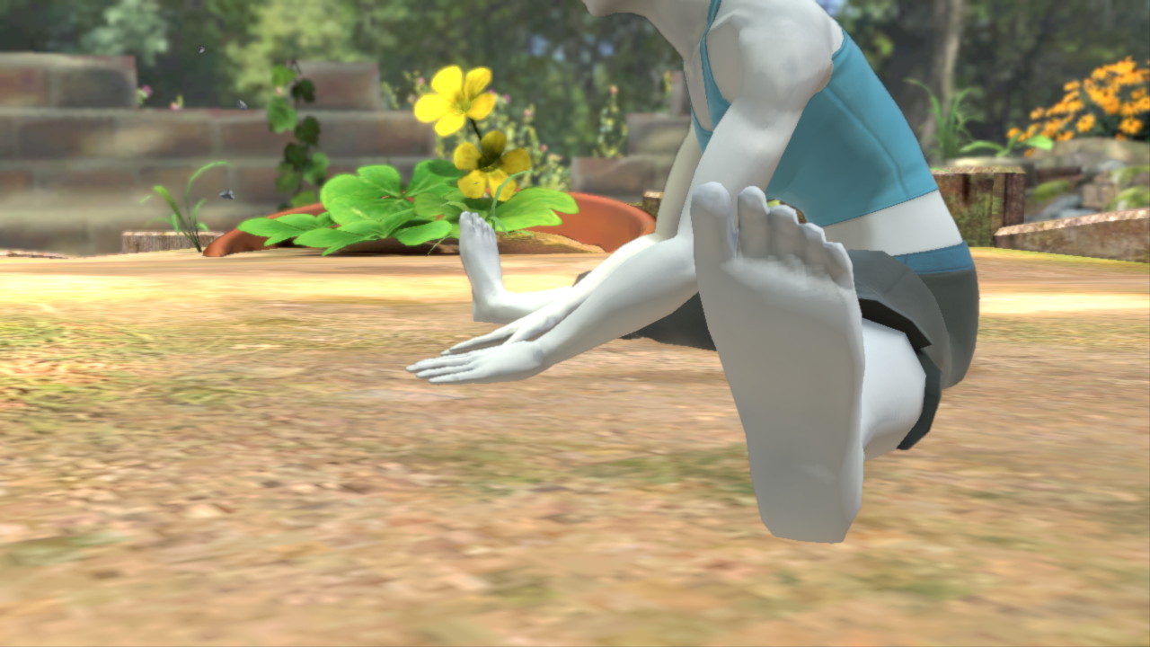 Super Smash Bros Ultimate: Wii Fit Trainer.