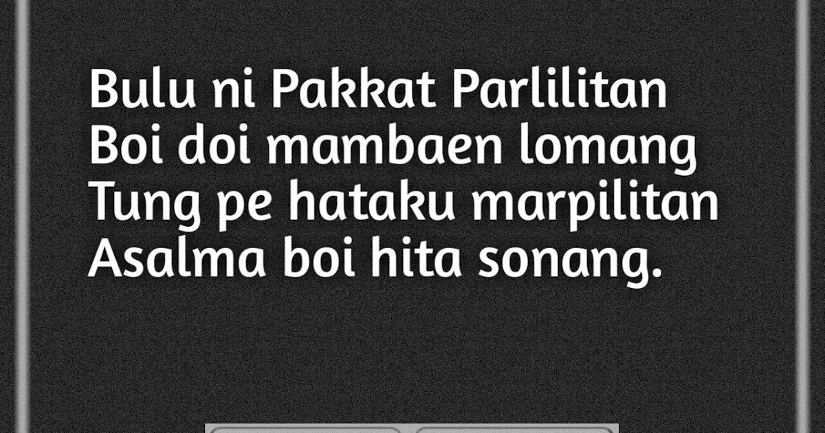 Kata Kata Lucu Bahasa Batak Beserta Arti Semoga dengan
