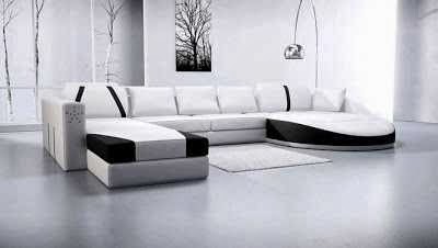 contemporary leather sofa sets