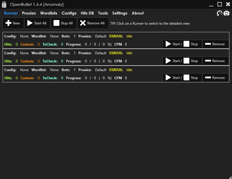 Openbullet 1.3.2 Anomaly Modded Version FREE DOWNLOAD