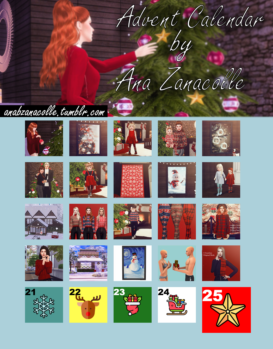 Advent Calendar Gift.20 Winter Scarf Miss Moon