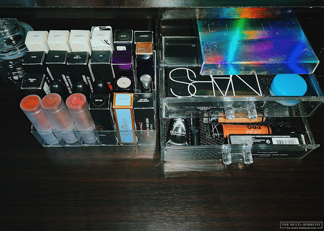 My Simple Vanity Table Set Up Featuring Acrylic Makeup Organizers