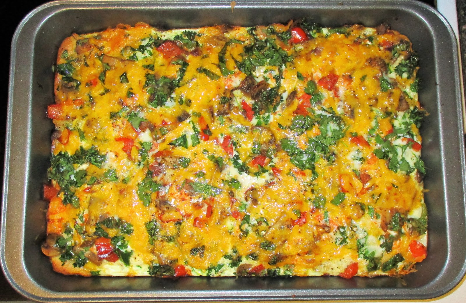 Christine's Cooking Egg White Vegetable Breakfast Bake