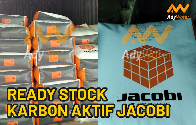 Ready Stock Karbon Aktif Jacobi di gudang Ady Water Oktober 2020