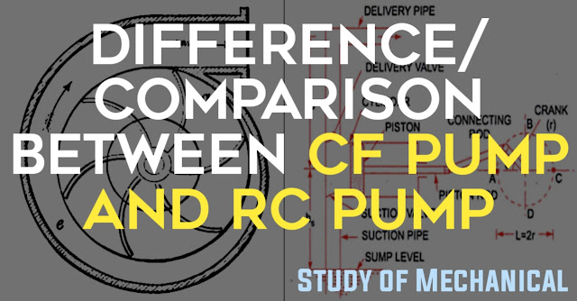 What is the difference between Centrifugal Pump and Reciprocating Pump | difference of cf pump and rc pump What is the difference between Centrifugal Pump and Reciprocating Pump | difference of cf pump and rc pump