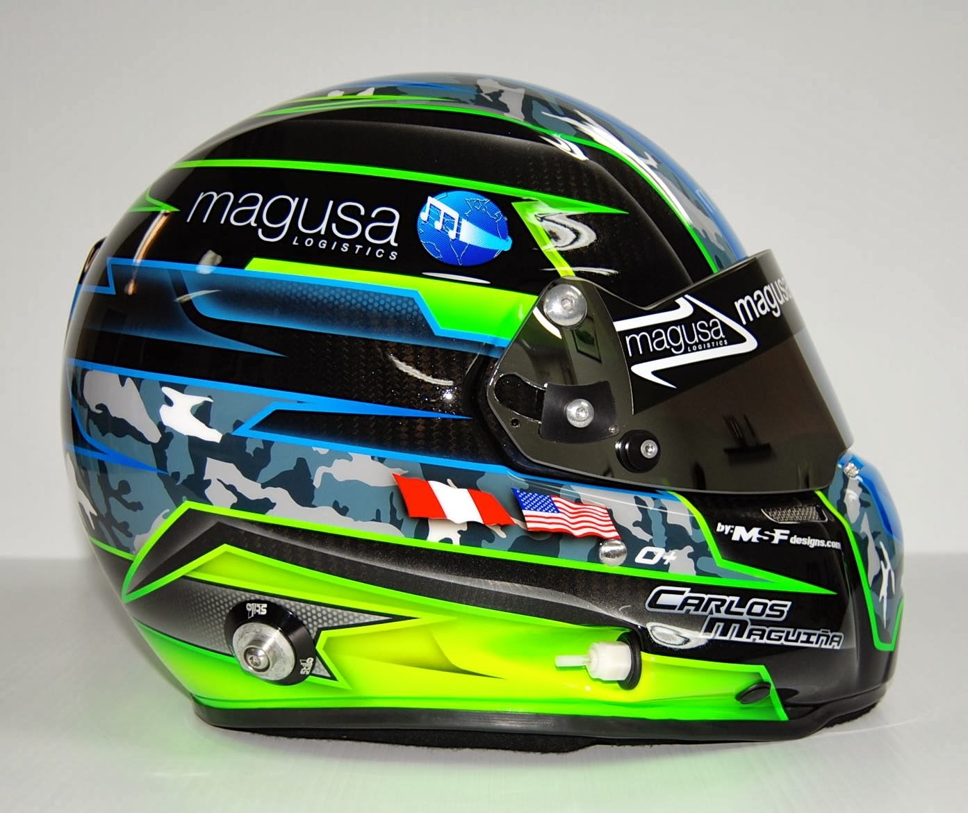 Racing Helmets Garage: Stilo ST4 C.Maguiña 2013 by MSF-Designs