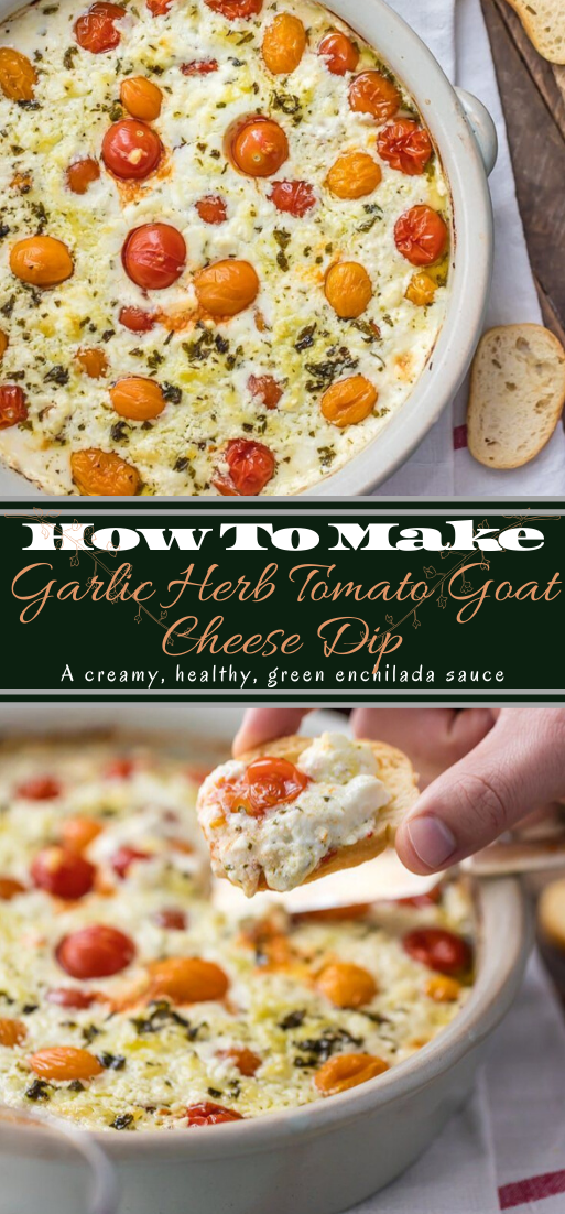 Garlic Herb Tomato Goat Cheese Dip healthyfood dietketo breakfast 