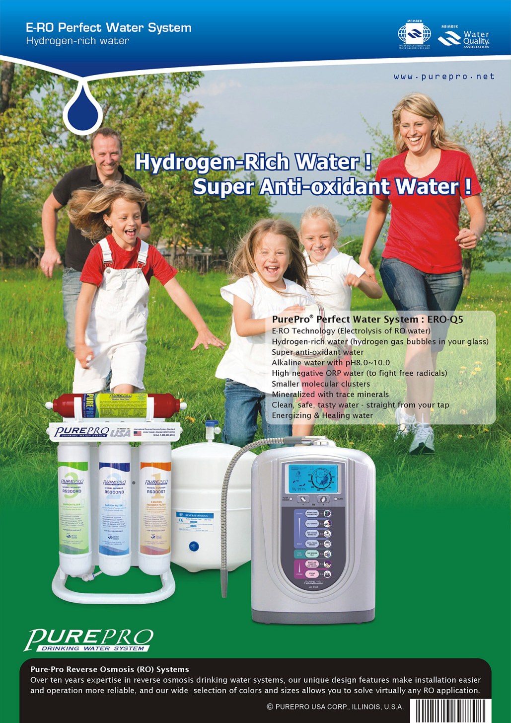 PurePro® Perfect Water Series - A combination of The Best of World !! ( RO / NF + Water Ionizer)