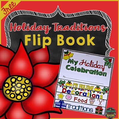 Holiday Traditions Flip Book - Classroom Freebies