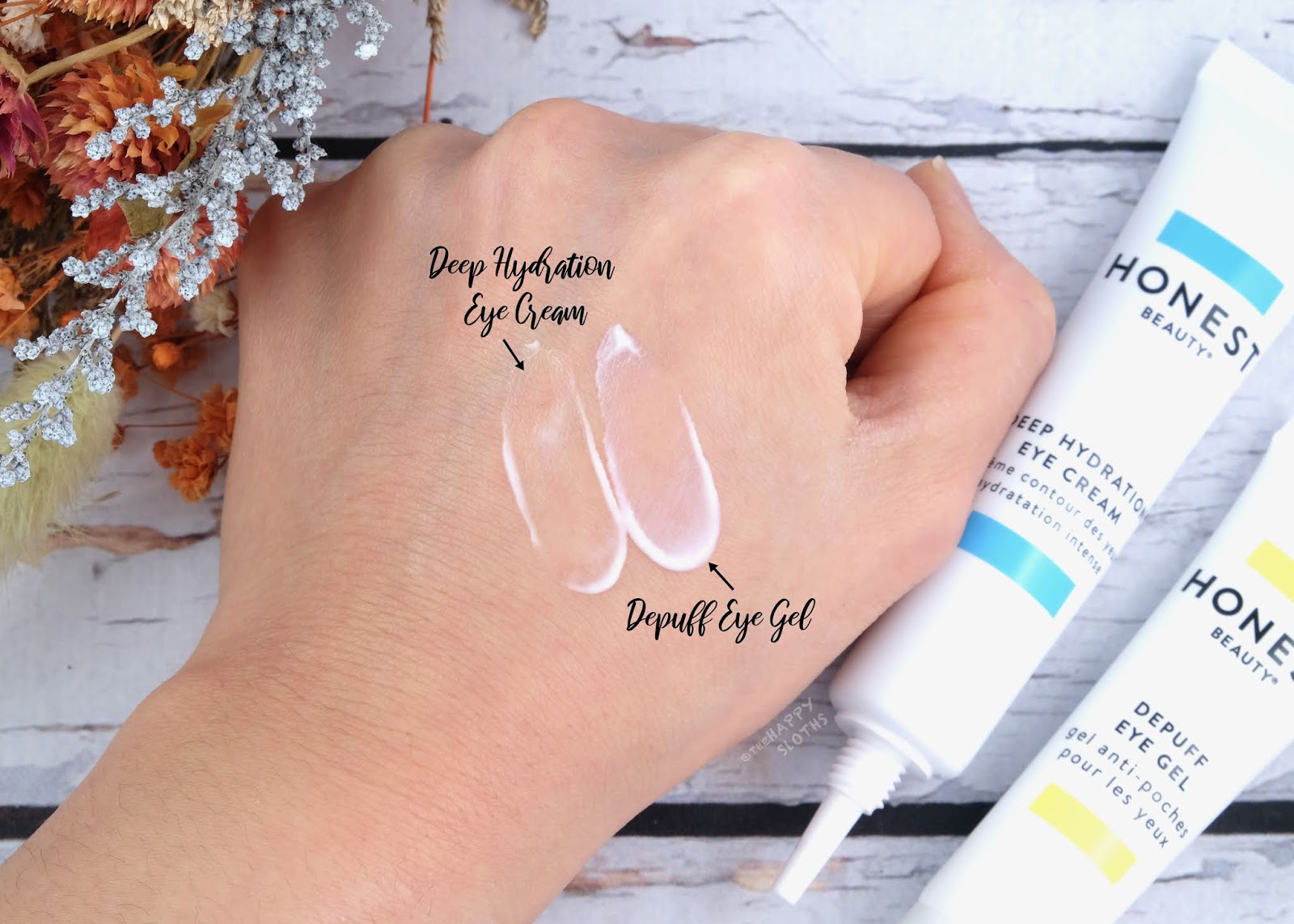 Honest Beauty Deep Hydration Eye Cream & Depuff Eye Gel Review The