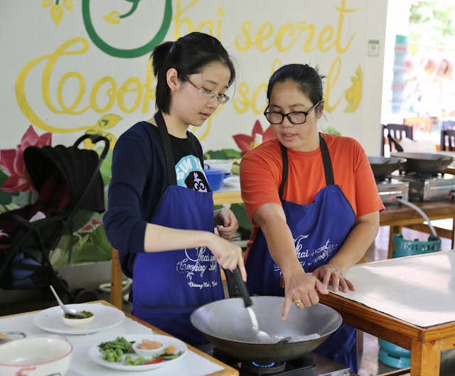 Thai Secret Cooking Class Photos. March 11-2017. Pa Phai, San Sai District, Chiang Mai, Thailand.