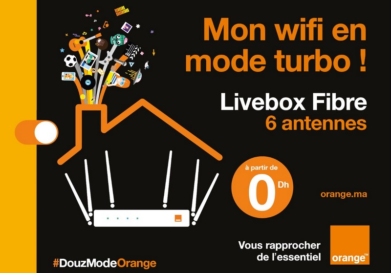 Fibre Optique Orange Maroc innove en lançant la Livebox Fibre à 6