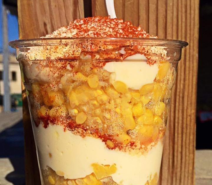 Elote en Vaso (Corn in a Cup)